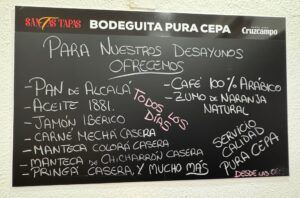 El desayuno del día en Sevilla: Cervecería Santas Tapas Pura Cepa - Gastronomía y Moda
