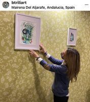 El arte abstracto de Beatriz Pérez Usero conquista el 'ristorante Il Basilico' - Gastronomía y Moda