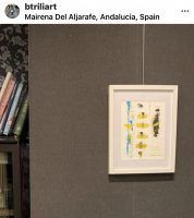 El arte abstracto de Beatriz Pérez Usero conquista el 'ristorante Il Basilico' - Gastronomía y Moda