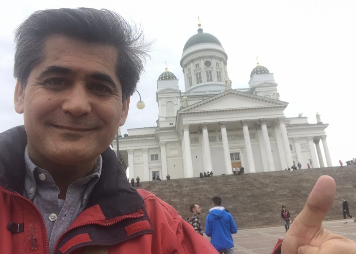 Nuestro director, Pepelu Martínez, en pleno centro de Helsinki - Gastronomía y Moda