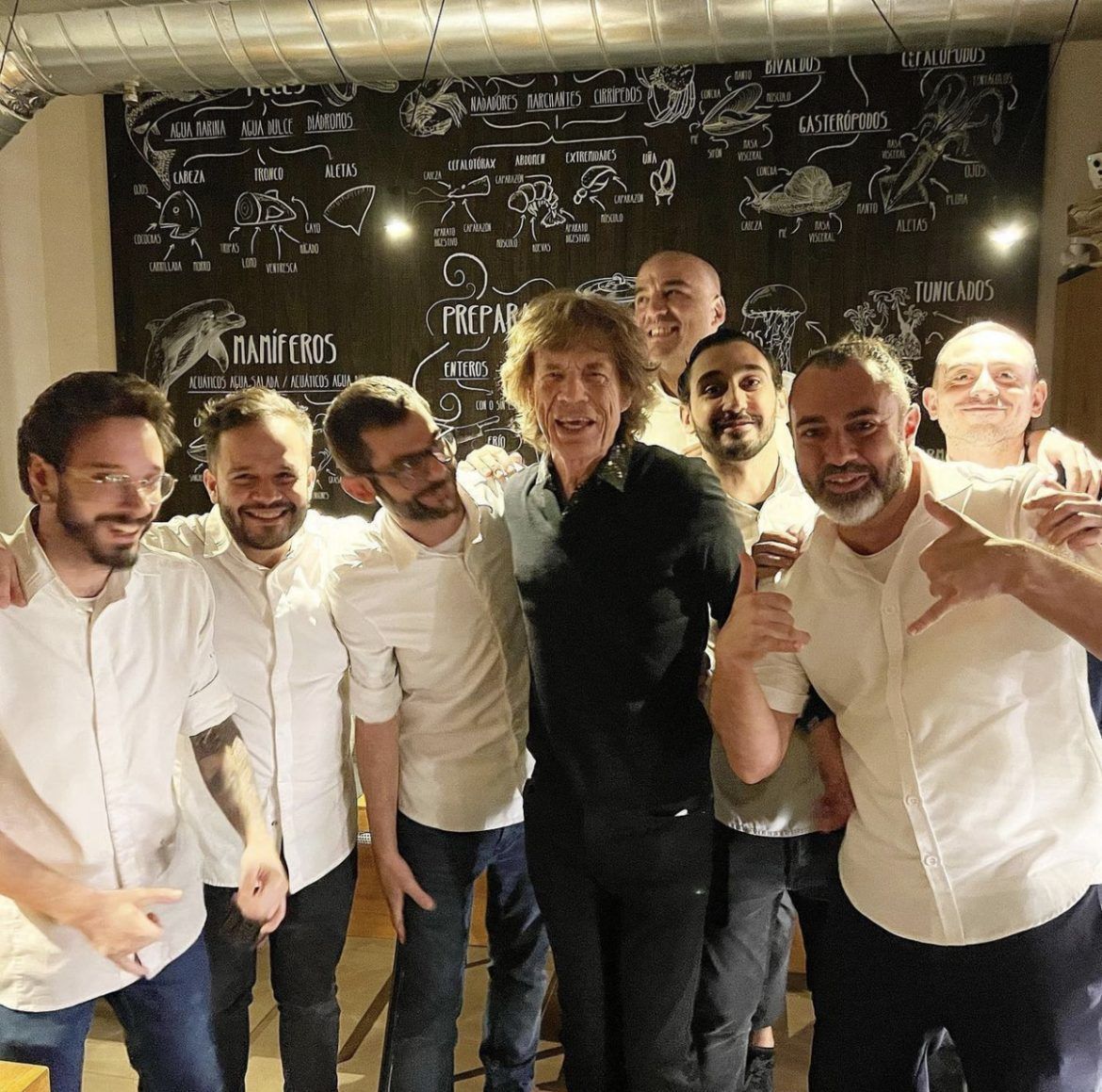 Mick Jagger se deja seducir una vez más por la cocina del chef de Alcalá de Guadaíra, Rafa Zafra - Gastronomía y Moda