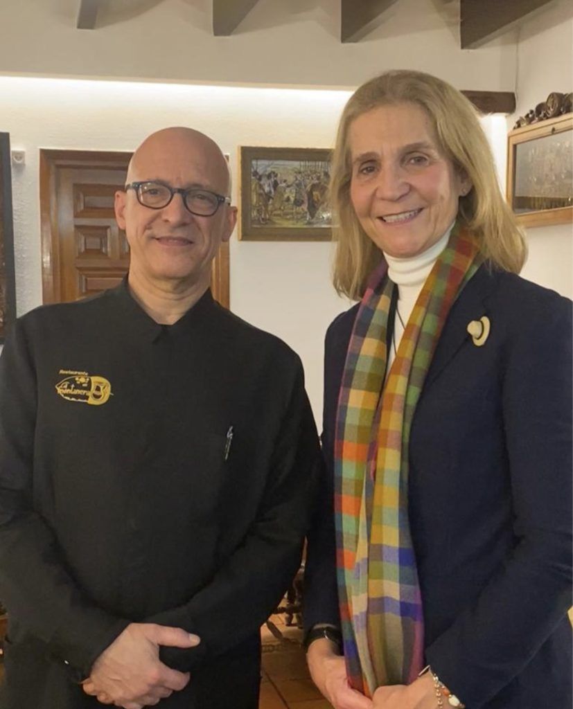 La Infanta Elena se deja seducir por la cocina del Restaurante La Montanera - Gastronomía y Moda
