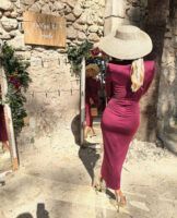 Miriam Chacón, espectacular con un vestido de 'Victoria' de Vicky Martín Berrocal - Gastronomía y Moda