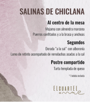 El Cuartel del Mar ofrece un homenaje a Cádiz menús basados en cuatro de los grandes productos de la provincia - Gastronomía y Moda
