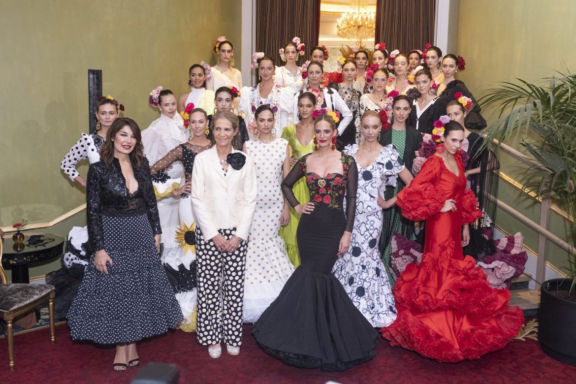 SIMOF en Madrid entrega a La Infanta Elena, el alcalde de Madrid y el periodista Jesús Mari Montes-Fernández el premio "Flamenco en la Piel - Gastronomía y Moda