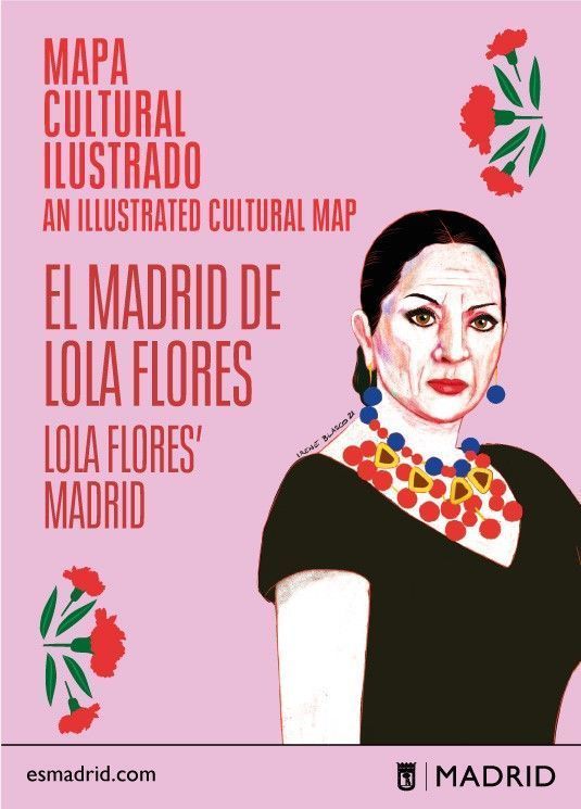 La vida de Lola Flores cuenta ya con un mapa ilustrado para descubrir el Madrid de la ‘La Faraona’ de España - Gastronomía y Moda