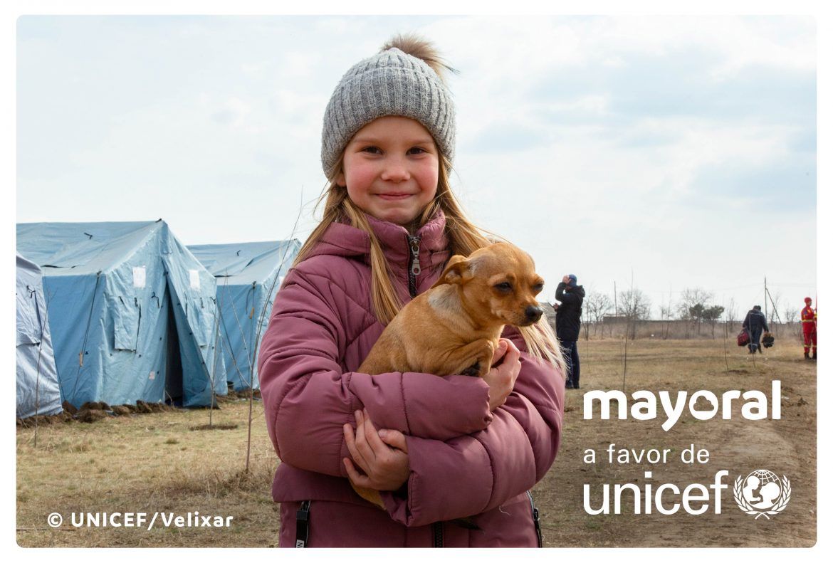 Mayoral colabora con Unicef España para ayudar a los niños y familias de Ucrania Mayoral colabora con Unicef España para ayudar a los niños y familias de Ucrania - Gastronomía y Moda