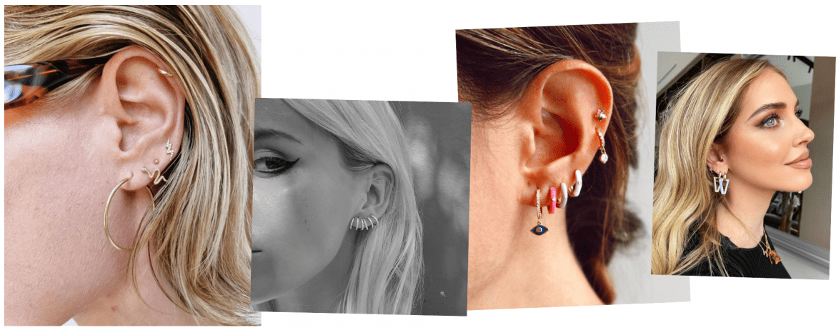 Ni uno, ni dos, ni tres: esta temporada llenarse las orejas de piercings es la máxima expresión de lo cool - Gastronomía y Moda