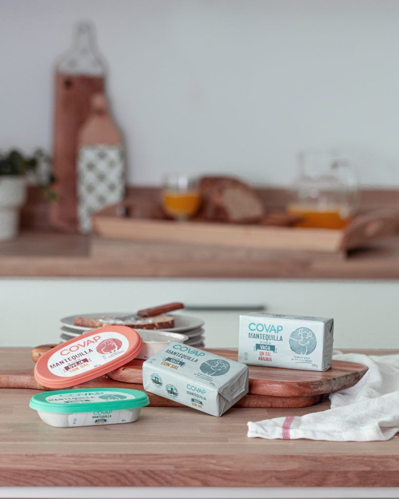 Lácteos COVAP lanza una nueva gama de mantequillas elaboradas con leche de vaca, oveja y cabra - Gastronomía y Moda