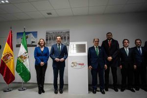 La empresa andaluza Promomark, presente en la inauguración por parte de Juanma Moreno del Centro Logístico del Grupo MAS - Gastronomía y Moda