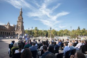 La DOP Jabugo reúne en la Plaza de España de Sevilla a las 7 DOP e IGP de Jamones de España - Gastronomía y Moda