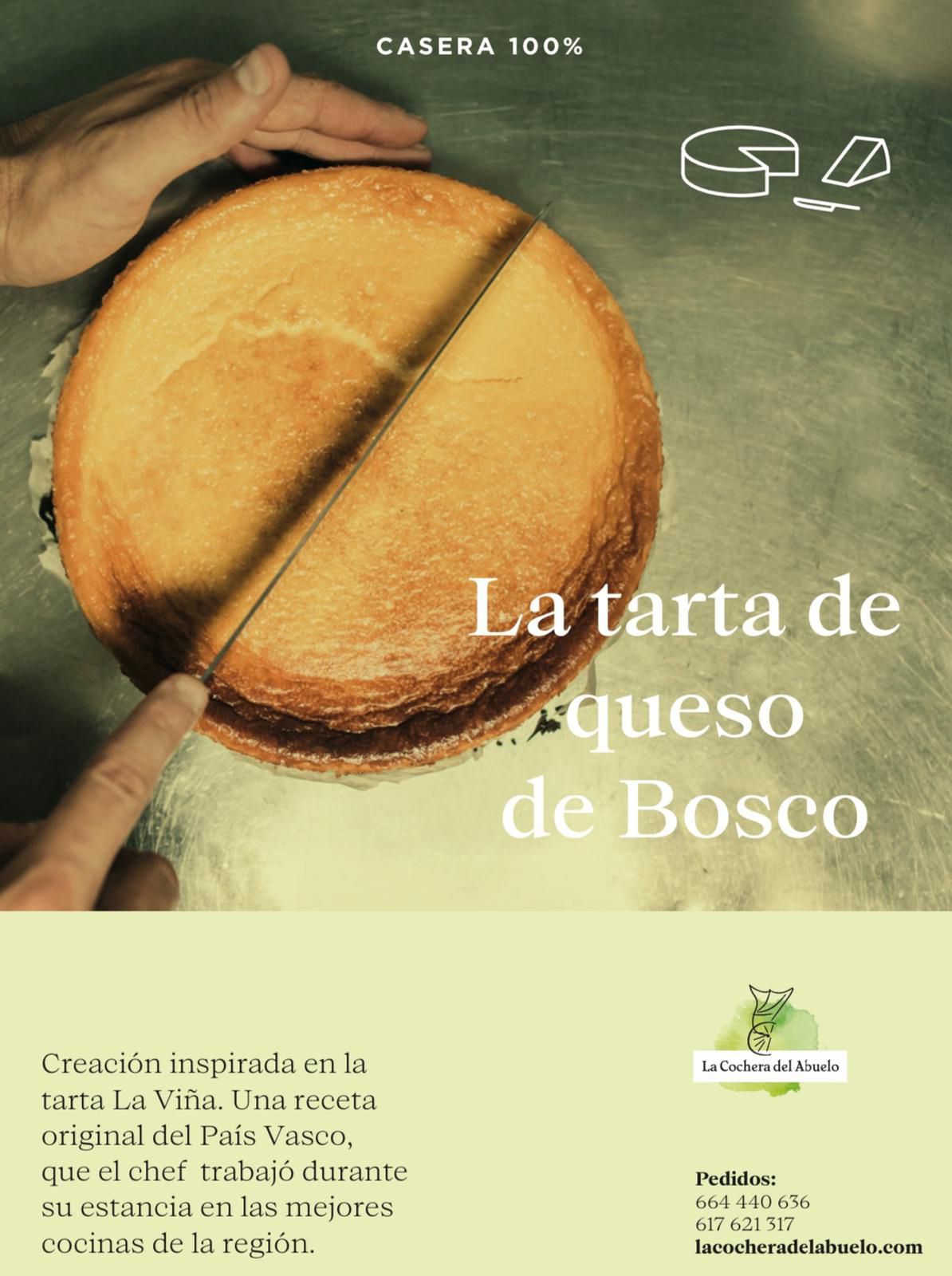 La famosa “Tarta de queso” del chef Bosco Benítez para llevar a casa - Gastronomía y Moda