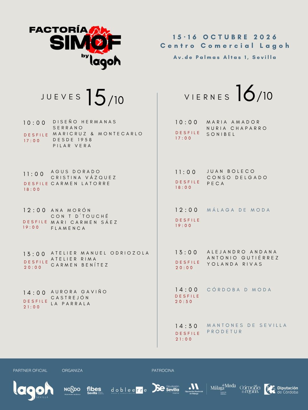Factoría SIMOF by Lagoh reúne a 50 diseñadores y descubre los secretos de la moda flamenca en Sevilla - Gastronomía y Moda