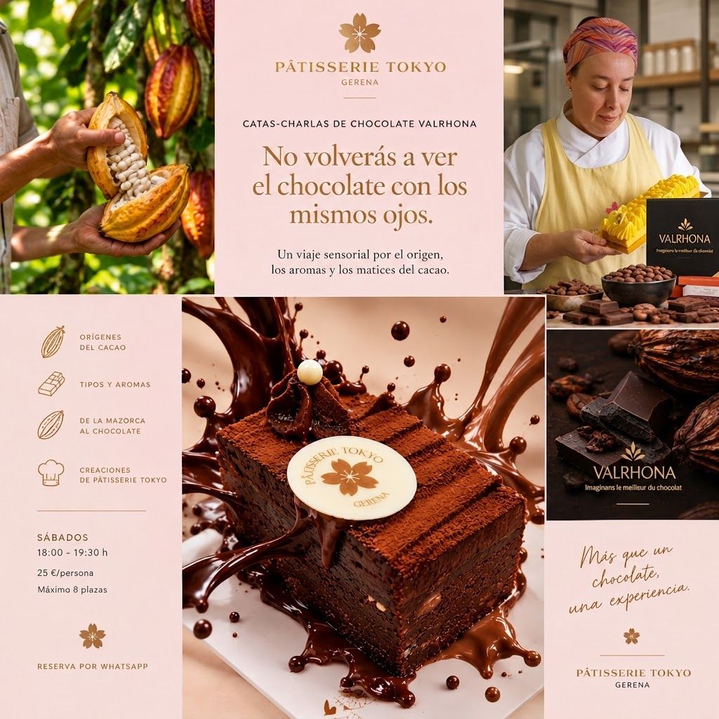 Pâtisserie Tokyo invita a descubrir los secretos del chocolate con catas exclusivas en Gerena Pâtisserie Tokyo invita a descubrir los secretos del chocolate con catas exclusivas en Gerena - Gastronomía y Moda