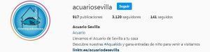 Perfil en Instagram del acuario de Sevilla - Gastronomía y Moda