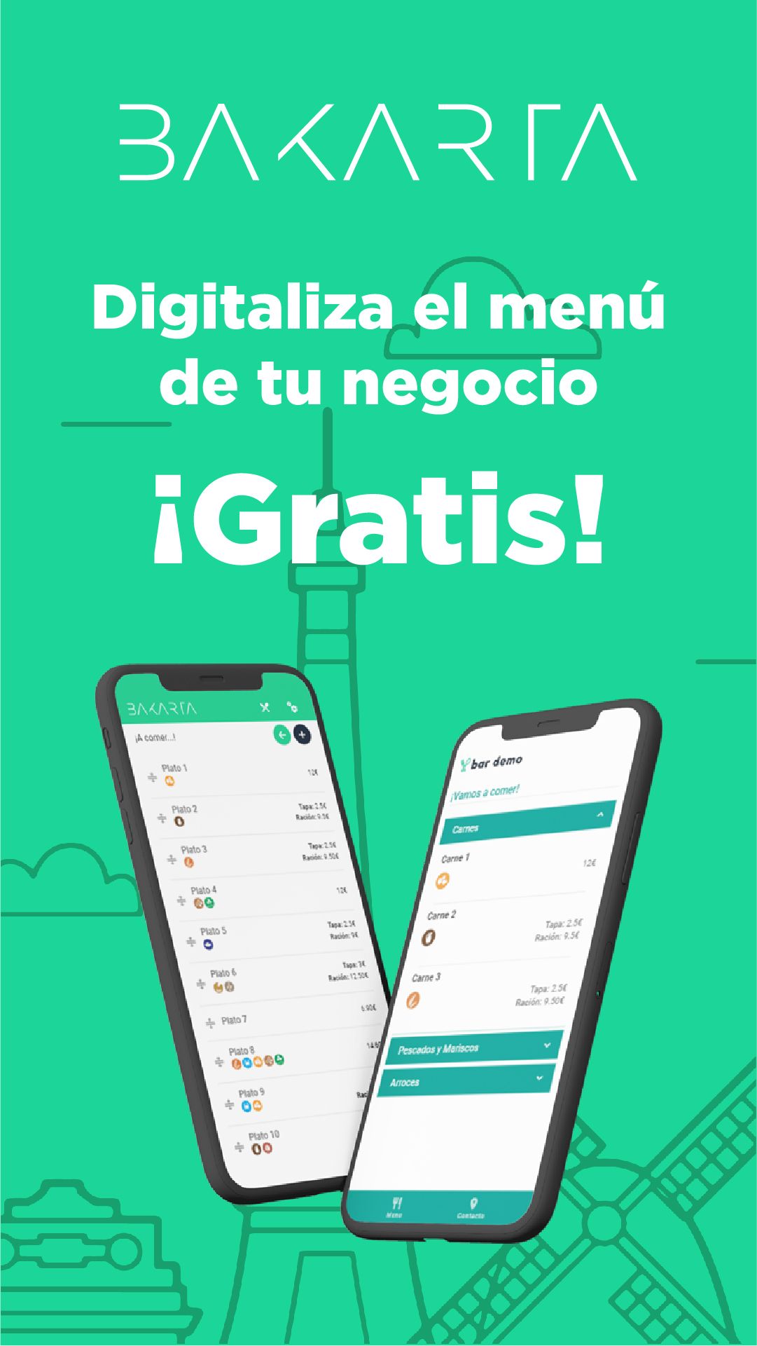 Digitaliza el menú de tu negocio by Bakarta y ¡Gratis! - Gastronomía y Moda