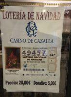 Gran acogida del décimo del Casino de Cazalla de la Sierra para el Sorteo de Navidad de 2025 - Gastronomía y Moda