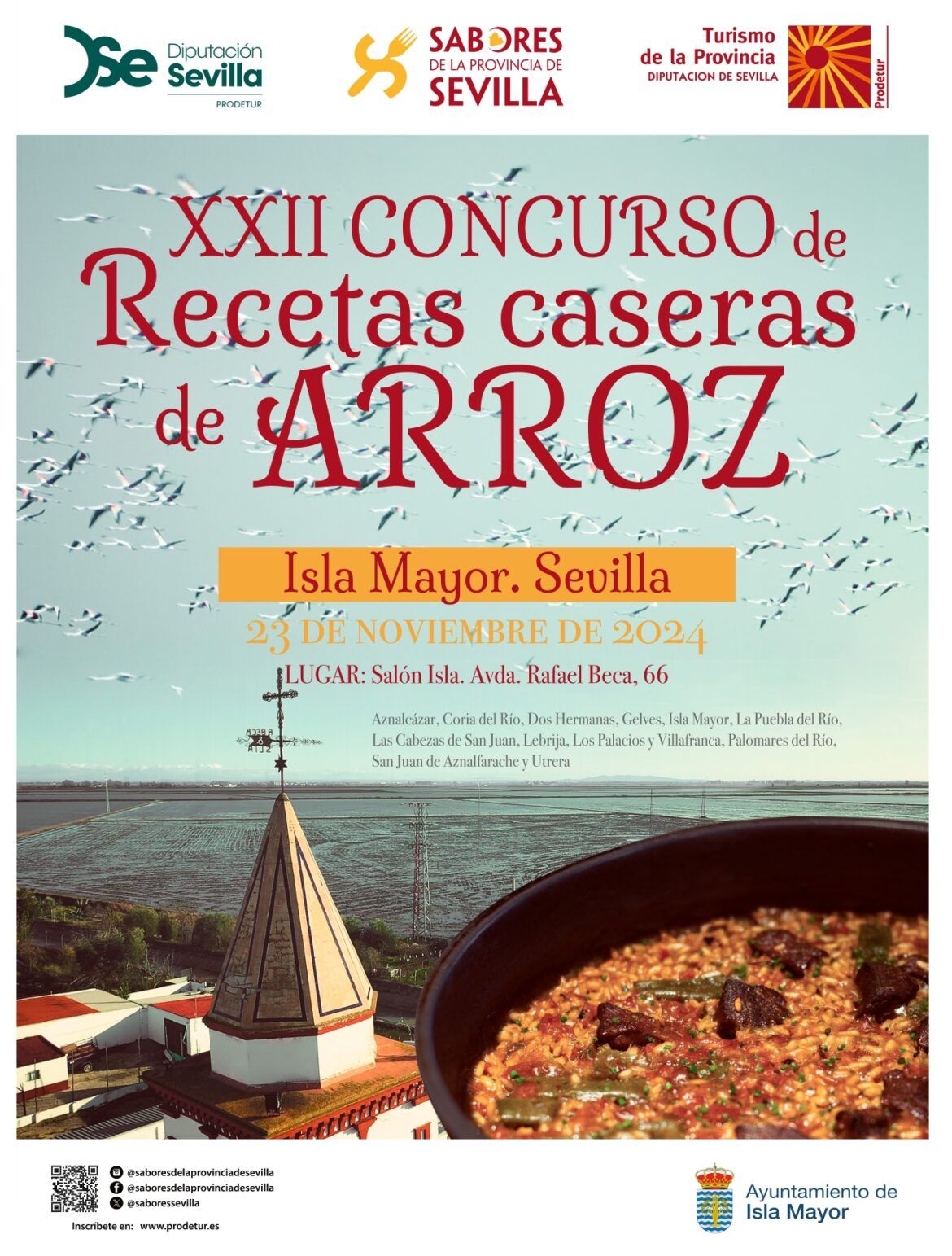 XXII Edición del Concurso de Recetas Caseras de Arroz de la provincia de Sevilla - Gastronomía y Moda
