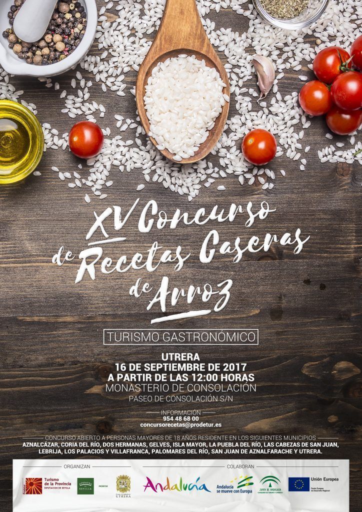 Gastronomía y Moda, jurado en la XV Edición del Concurso de Recetas Caseras de Arroz de Utrera