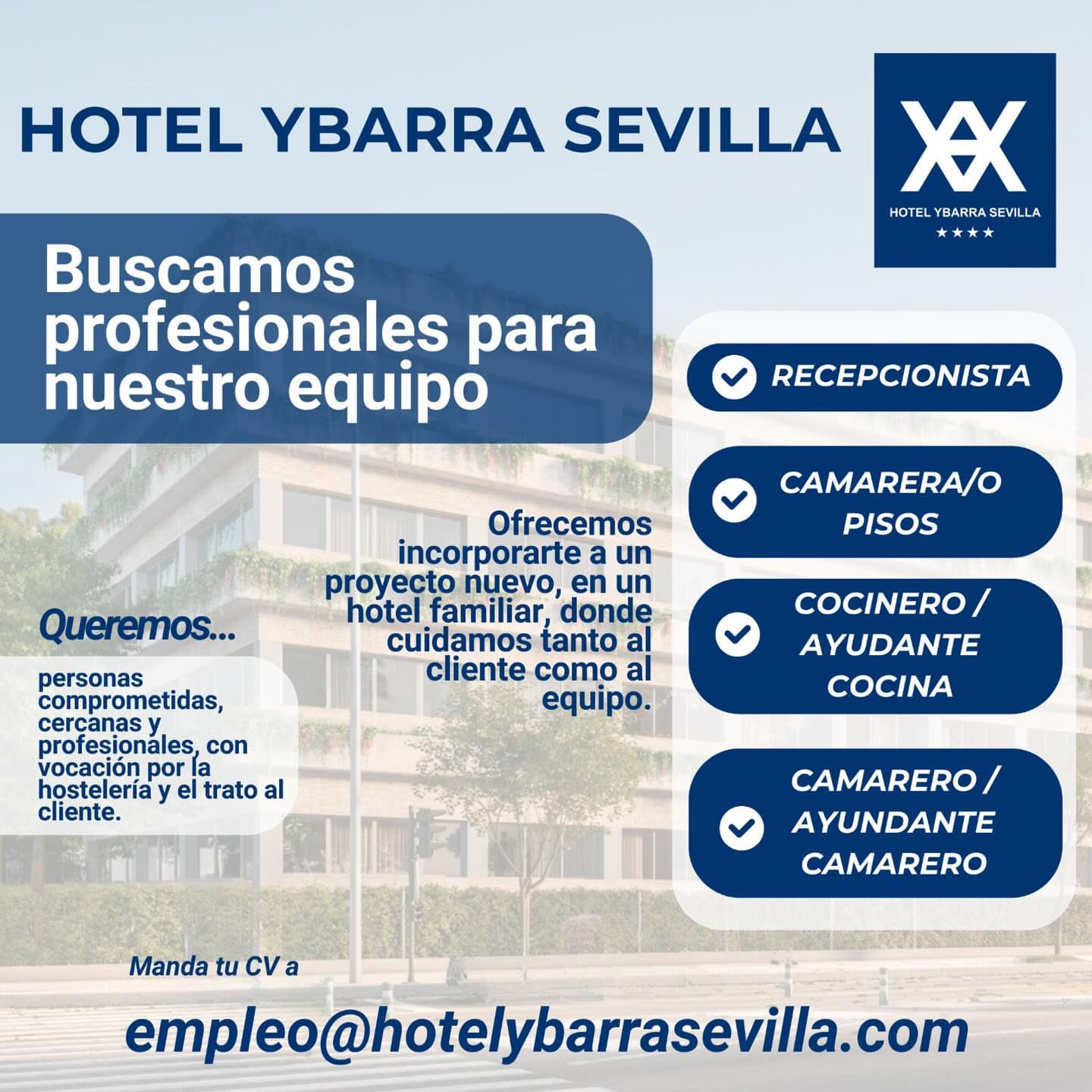 Hotel Ybarra Sevilla ultima los preparativos para su próxima apertura en una de las zonas más emblemáticas de la ciudad - Gastronomía y Moda
