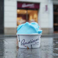 Badiani convierte la lluvia de Barcelona en un gelato efímero que solo se puede probar este invierno - Gastronomía y Moda