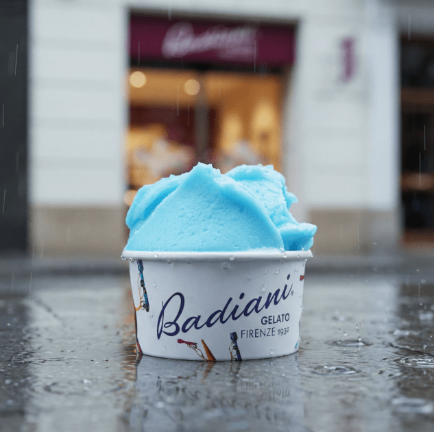 Badiani convierte la lluvia de Barcelona en un gelato efímero que solo se puede probar este invierno - Gastronomía y Moda