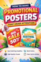 How to Make Promotional Posters That Grab Attention - Gastronomía y Moda