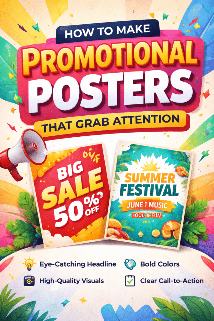How to Make Promotional Posters That Grab Attention How to Make Promotional Posters That Grab Attention - Gastronomía y Moda