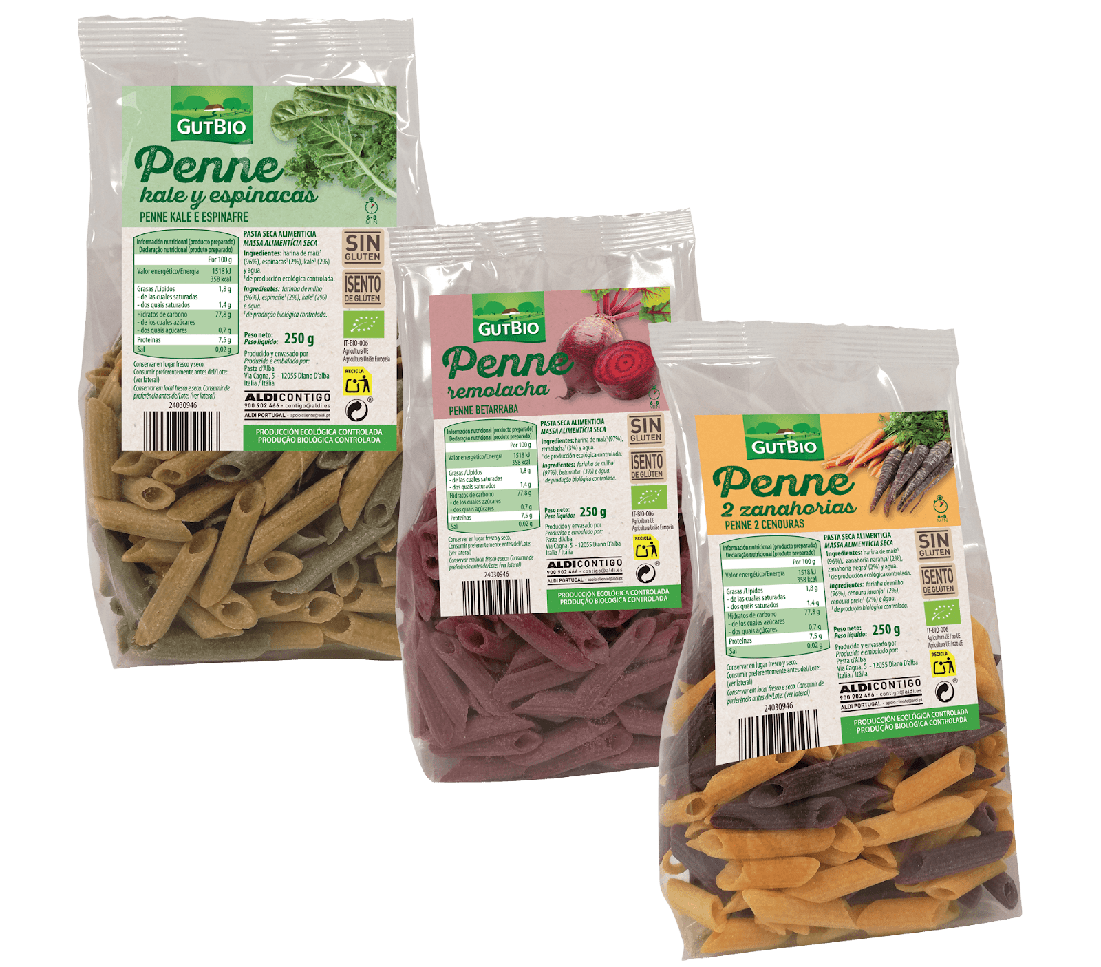 ALDI lanza nuevas pastas ecológicas de legumbres y verduras desde 1,99 euros para una alimentación más saludable - Gastronomía y Moda