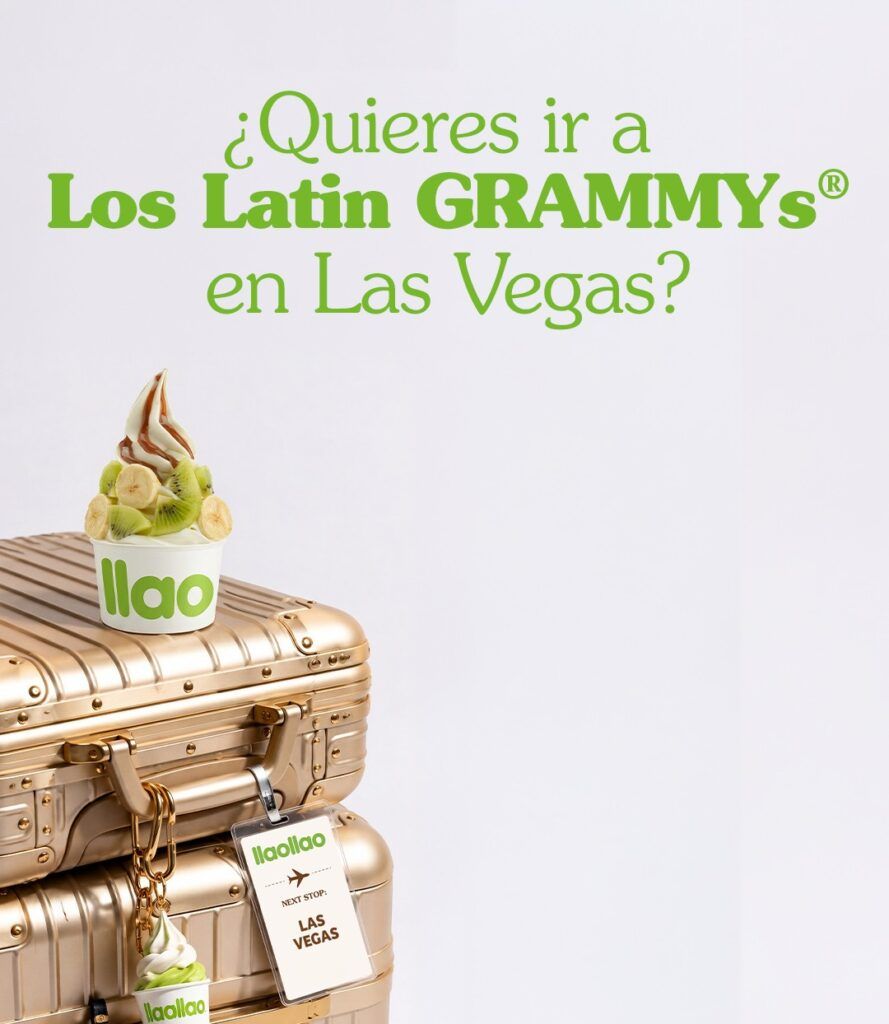 llaollao llega a los Latin GRAMMYs 2026 y sortea un viaje para dos personas a Las Vegas - Gastronomía y Moda