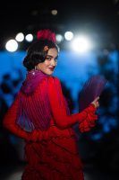 Apoteósica vuelta a la pasarela de la moda flamenca de la mano de We Love Flamenco. Rocío Olmedo: ‘La Feria vuelve para las reinas’. Foto: Aníbal González© - Gastronomía y Moda