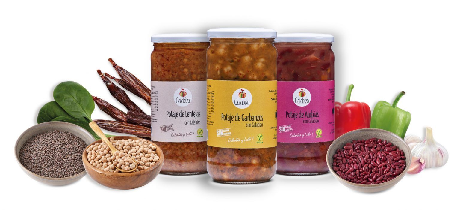 Calabizo lanza al mercado los primeros potajes veganos de alubias y de lentejas, que completan su oferta de platos listos para comer - Gastronomía y Moda