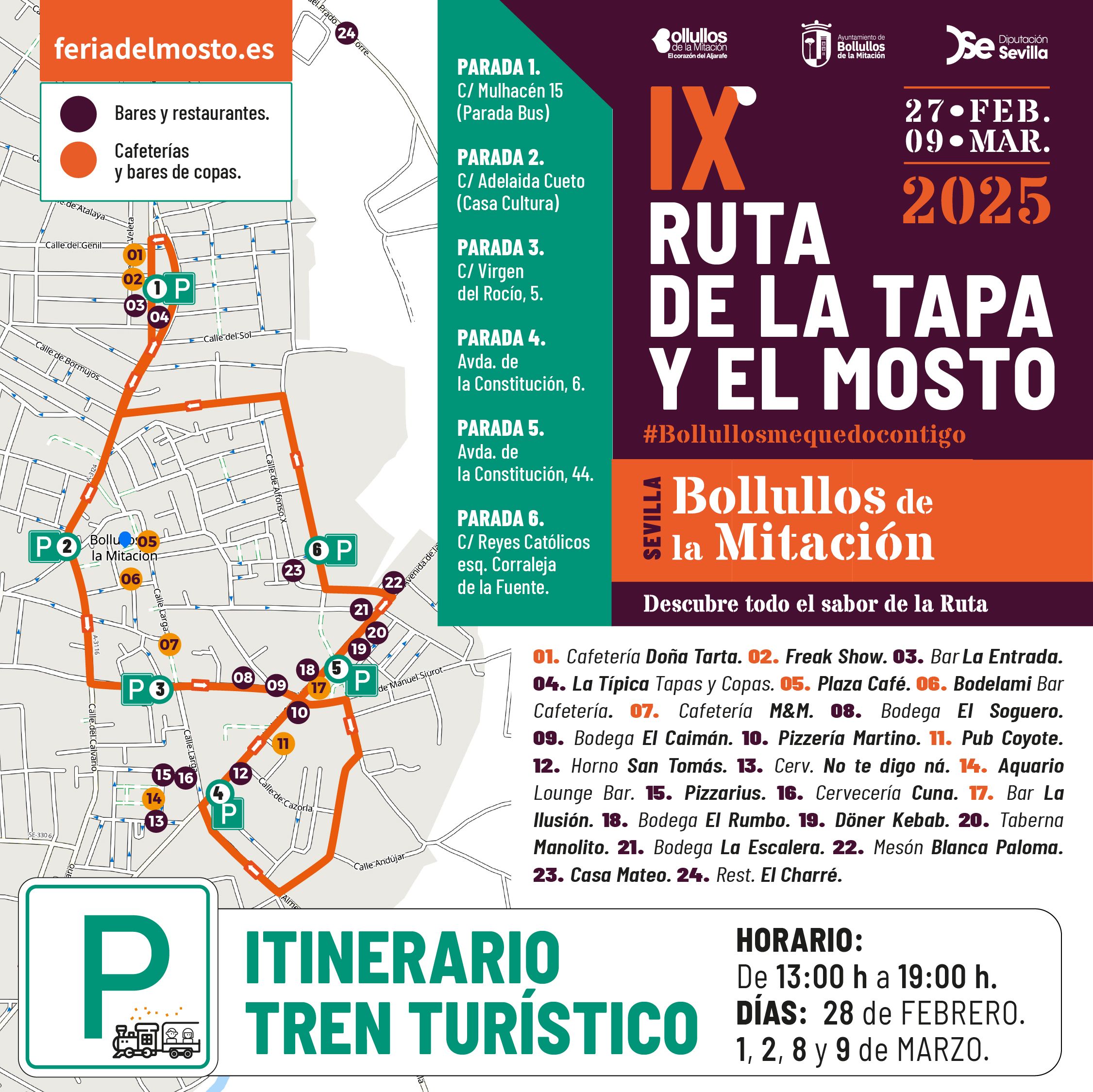 Llega la IX Ruta de la Tapa y el Mosto de Bollullos de la Mitación - Gastronomía y Moda