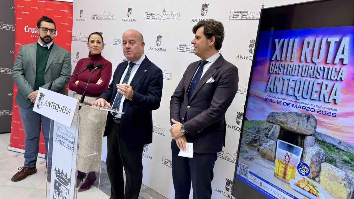 Patrimonio y gastronomía se dan la mano en la XIII Ruta GastroTurística de Antequera 2026 Patrimonio y gastronomía se dan la mano en la XIII Ruta GastroTurística de Antequera 2026 - Gastronomía y Moda