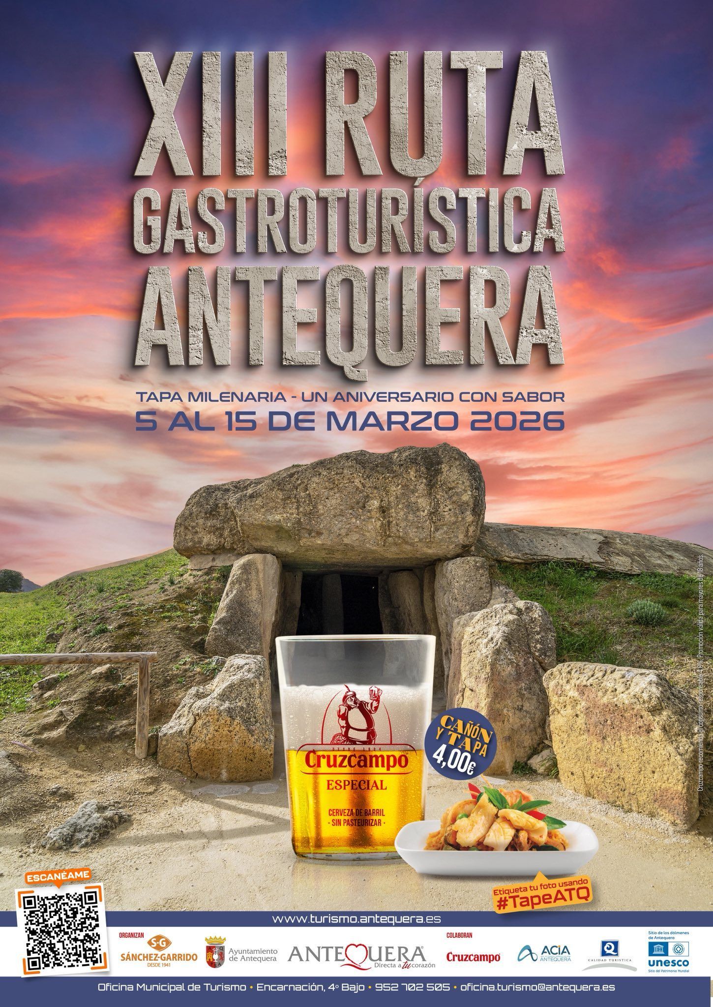 Patrimonio y gastronomía se dan la mano en la XIII Ruta GastroTurística de Antequera 2026 - Gastronomía y Moda