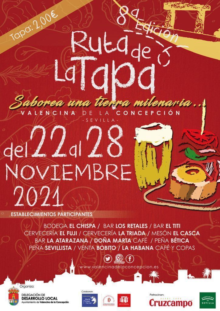 Aún puedes disfrutar de la VIII Ruta de la Tapa de Valencina de la Concepción - Gastronomía y Moda