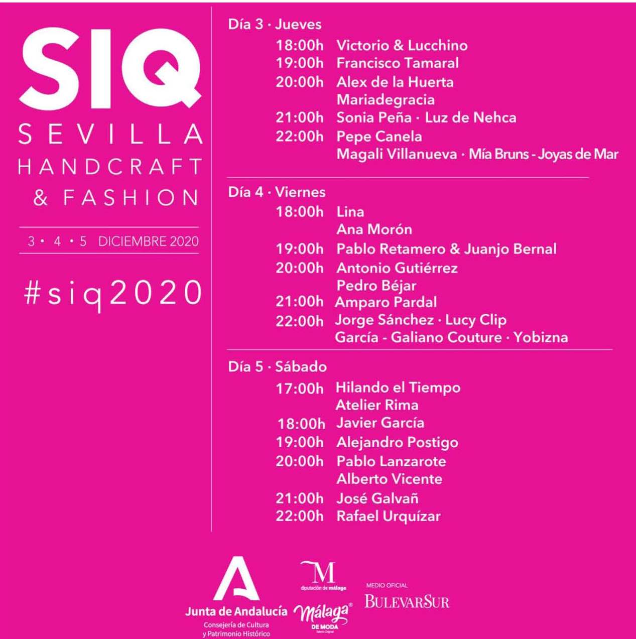 SIQ 2020, se adapta a los nuevos tiempos con desfiles online de moda nupcial e invitadas - Gastronomía y Moda