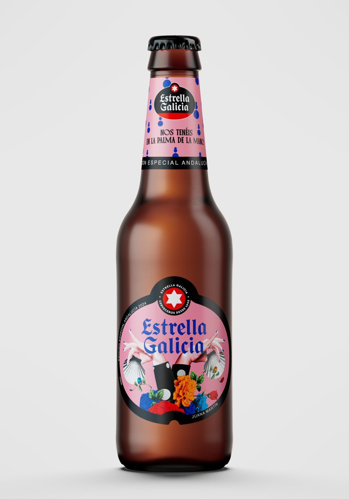 Estrella Galicia homenajea a Andalucía con una nueva edición especial diseñada por Juana Martín - Gastronomía y Moda