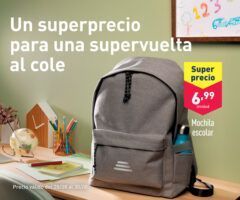 ALDI lanza una mochila escolar con un diseño icónico por tan solo 6,99 euros - Gastronomía y Moda