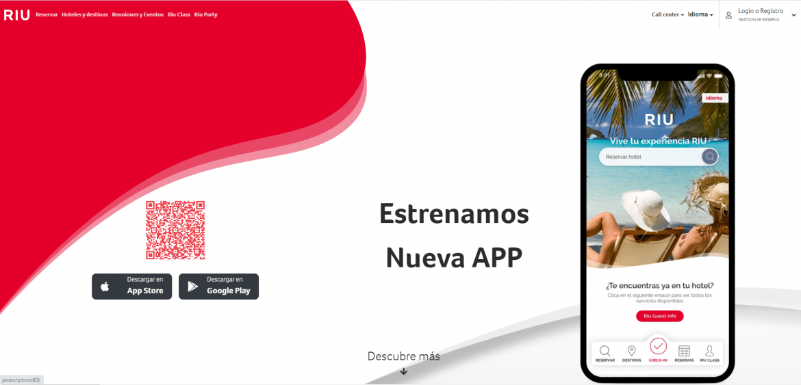 La cadena de hoteles RIU presenta su nueva App - Gastronomía y Moda