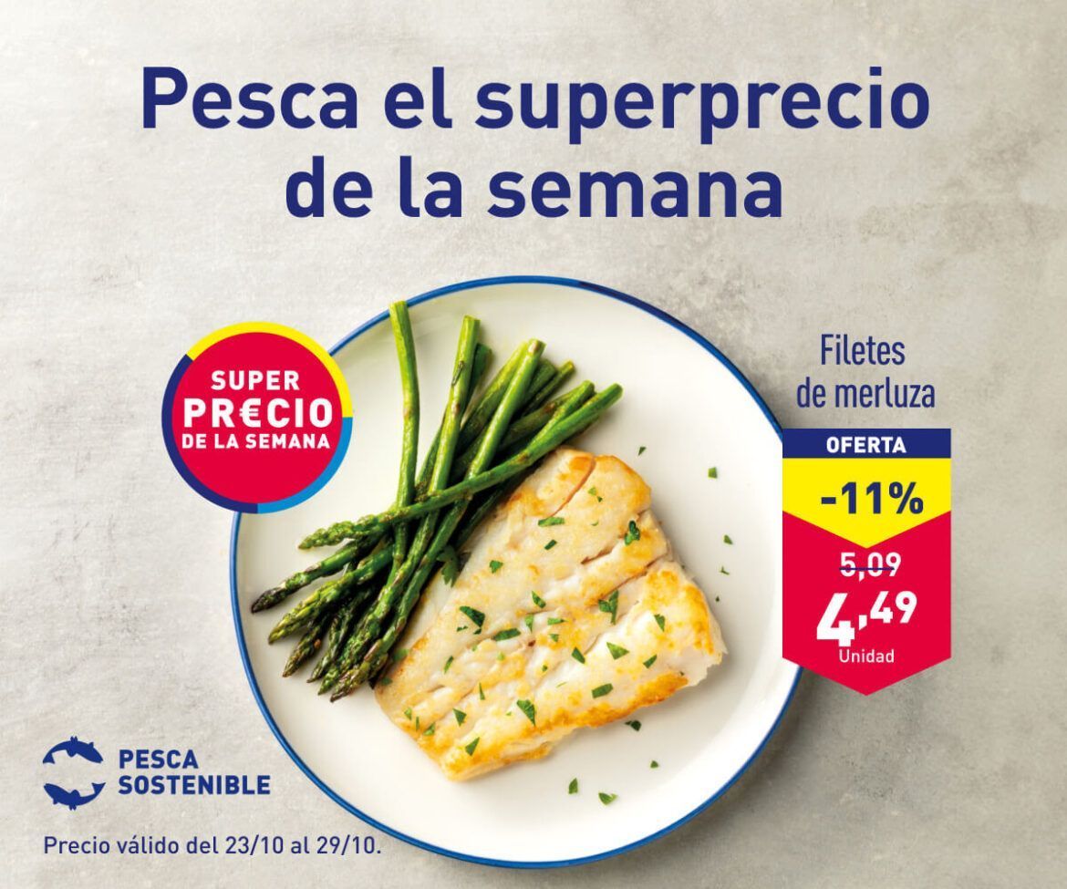 Ofertas la mar de buenas en ALDI, como los filetes de merluza a 4,49 €/pack Ofertas la mar de buenas en ALDI, como los filetes de merluza a 4,49 €/pack - Gastronomía y Moda