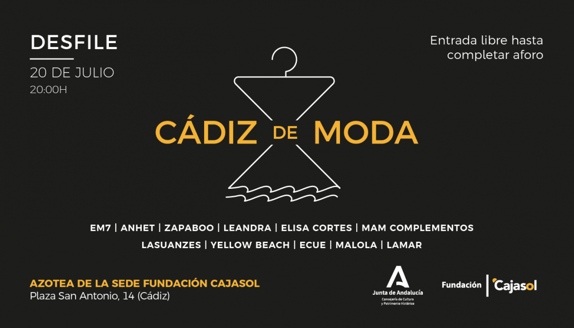La Fundación Cajasol pone en marcha el ciclo “Cádiz de Moda” - Gastronomía y Moda