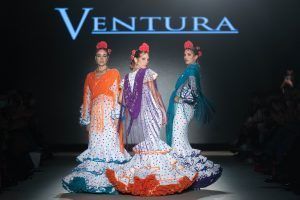 Tradición y vanguardia en la segunda jornada de We Love Flamenco. Ventura ha presentado su colección ‘Chandí’. Foto: Aníbal González© - Gastronomía y Moda